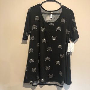 SOLD💜Lualroe Cat Perfect Tee